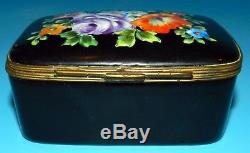 TIFFANY & Co PRIVATE STOCK ATELIER LE TALLEC FRANCE HAND PAINTED BLACK BOX