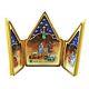 Triptych Nativity France Limoges Boxes Snuff Trinket Box New French