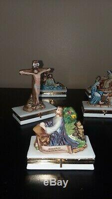 The Bradford Exchange The Life Of Christ Limoges Trinket Box Collection