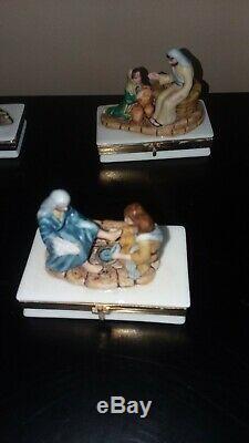The Bradford Exchange The Life Of Christ Limoges Trinket Box Collection