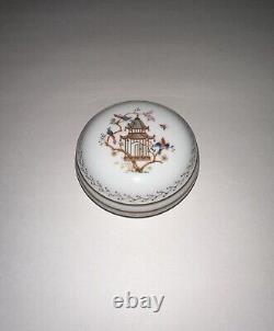 Tiffany & Co Audubon Limoges Porcelain Vanity Trinket Box