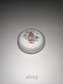 Tiffany & Co Audubon Limoges Porcelain Vanity Trinket Box