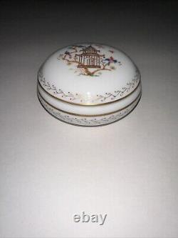 Tiffany & Co Audubon Limoges Porcelain Vanity Trinket Box