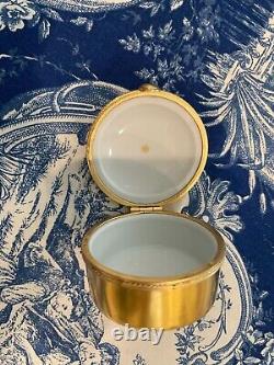 Tiffany & Co Box Trinket Le Tallec Limoges Hand Painted Small Pill Jewelry Q