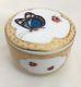 Tiffany & Co Limoges France Trinket Box Butterfly Ladybug Bee Porcelain Jewelry