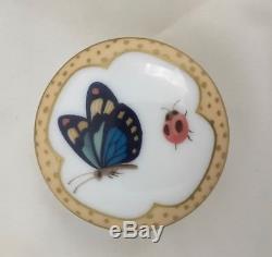 Tiffany & Co LIMOGES FRANCE Trinket Box Butterfly Ladybug Bee Porcelain Jewelry