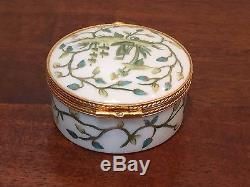Tiffany & Co Le Tallec Porcelain SIAM CAMAICU VERT Trinket Box Limoges France