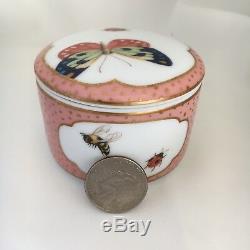 Tiffany & Co Porcelain Insect Trinket Box Butterfly Dragonfly Ladybug Bumblebee