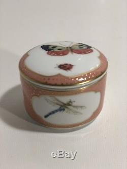 Tiffany & Co Porcelain Trinket Box Butterfly Dragonfly Ladybug Bumblebee Limoges