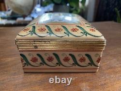 Tiffany & Co. Private Stock Limoges Hand painted Small Jewelry Box Directoire