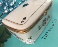 Tiffany Co Private Stock Trinket Box Le Tallec Card Ace Of Spades Limoges