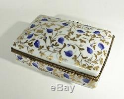 Tiffany Co Private Stock Trinket Box Le Tallec Limoges 1974 Grapes on White