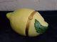 Tiffany Limoges Hand Painted Lemon Hinged Trinket Box