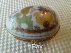 Tiffany Vintage Le Tallec Egg-shaped Trinket Box