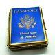 United States Passport Limoges Box