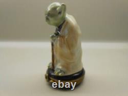 VERY RARE Authentic Limoges Box France Yoda Official Star Wars Rochard