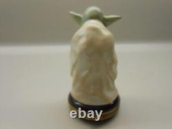 VERY RARE Authentic Limoges Box France Yoda Official Star Wars Rochard