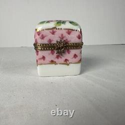 VINTAGE LIMOGES PORCELAIN HAND PAINTED TRINKET BOXES Lot Of 5 Peint Main