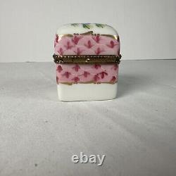 VINTAGE LIMOGES PORCELAIN HAND PAINTED TRINKET BOXES Lot Of 5 Peint Main