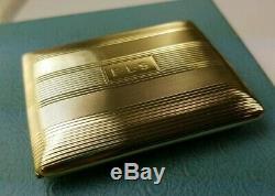 Vintage 14K Tiffany & Co. Picture /Trinket/ Pill / Memento -Box -Solid Gold