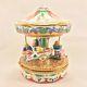 Vintage 1999 Limoges Carousel / Merry-go-round Trinket Box By Sinclair #14/500