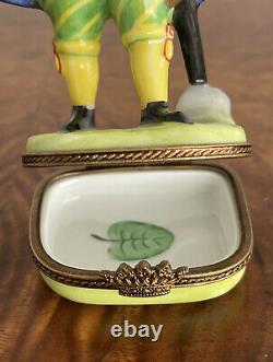 Vintage LIMOGES PEINT MAIN Signed Edition 2000 Prince Charming Frog Trinket Box