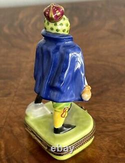 Vintage LIMOGES PEINT MAIN Signed Edition 2000 Prince Charming Frog Trinket Box