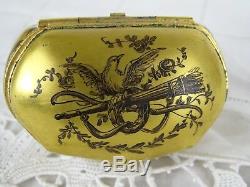Vintage Le Tallec Paris Porcelain Trinket Box Gold Decor Louis XVI Style