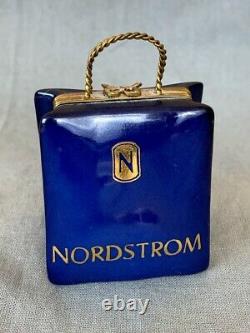 Vintage Limoges France Basket Trinket Box Nordstrom Bag Gift Inside