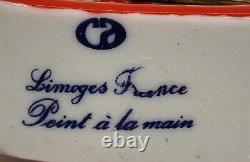 Vintage Limoges France Rocking Horse Trinket Box Hand Painted