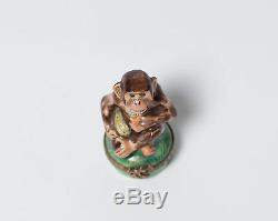 Vintage Limoges Monkey Trinket Box