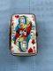 Vintage Peint Main Eximious Queen Of Hearts Trinket Box Limoges France