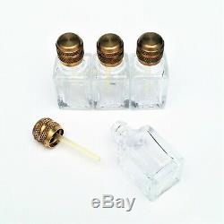 Vintage Perfume Casket/Holder with Four Bottles Limoges Trinket Box