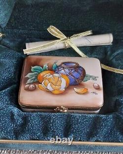 Vintage Rochard Studio Limoges Limited Edition Box With Case & Cover & Coa