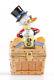 Vintage Scrooge Mcduck With Money Bag & Treasure Limoges Disney Trinket Box Fra