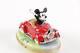 Vintage Waving Mickey Red Car Limoges Disney Trinket Box France Porcelain