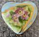 Vntg Limoges Peint Main Heart Trinket Box Limited Edition 146/250 La Gloriette
