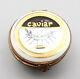 Vtg Limoges France Hinged Caviar Box Trinket Pillbox Eximious Pein Main Antique