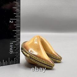 Vtg Limoges France Rochard Fortune Cookie Dragon Clasp Trinket Box Hand Painted
