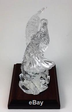 Waterford Crystal WS Legends and Lore Phoenix Eagle Figurine Signed 2000